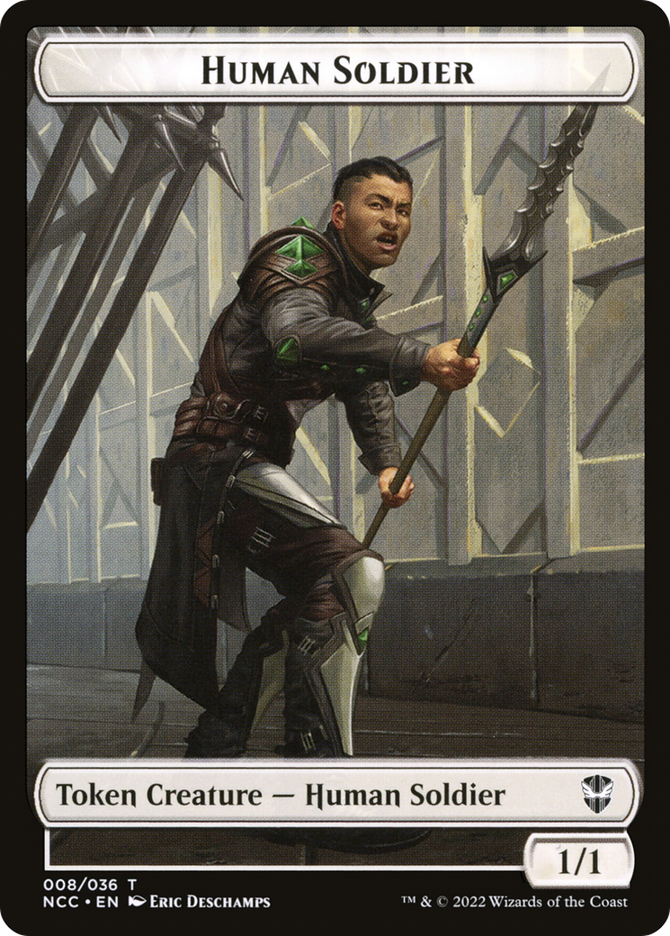 Human Soldier (TNCC-008) [New Capenna Commander Tokens]