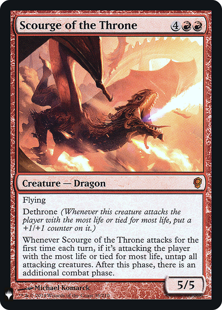 Scourge of the Throne (PLST-CNS-35) [The List] Foil