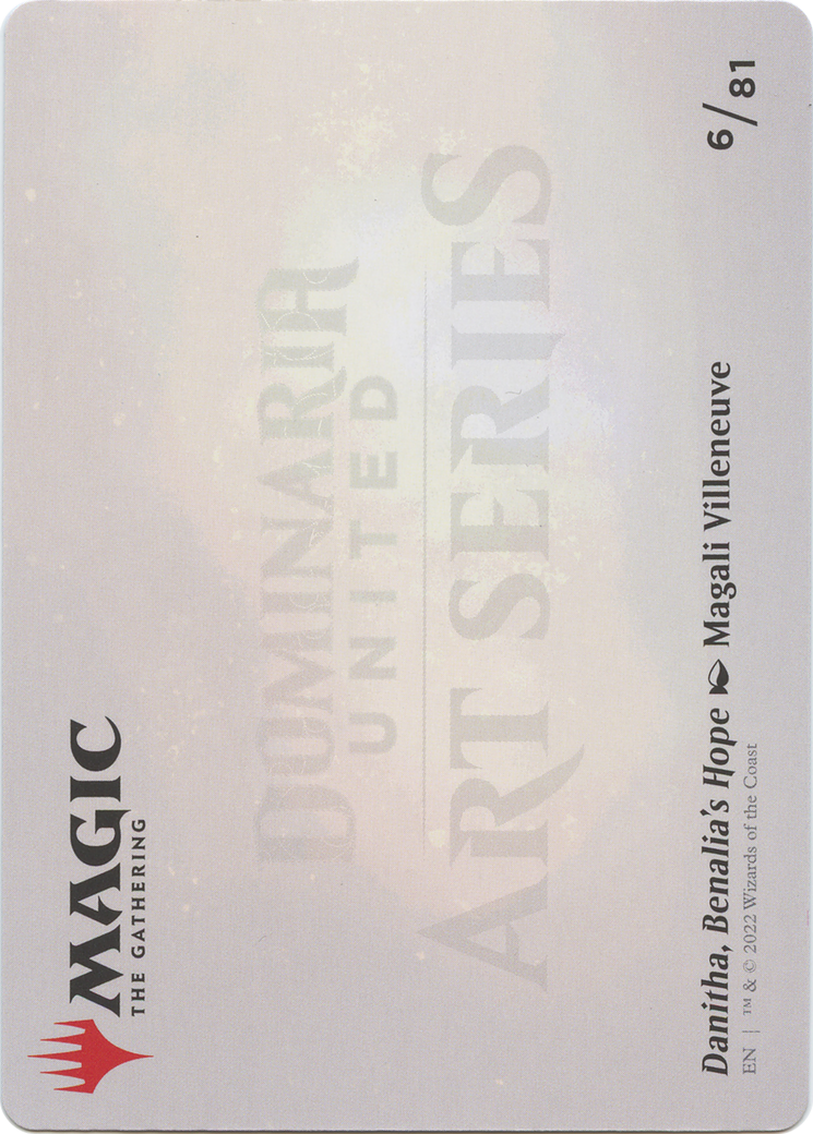 Danitha, Benalia's Hope // Danitha, Benalia's Hope (ADMU-006) (Borderless) [Dominaria United Art Series]