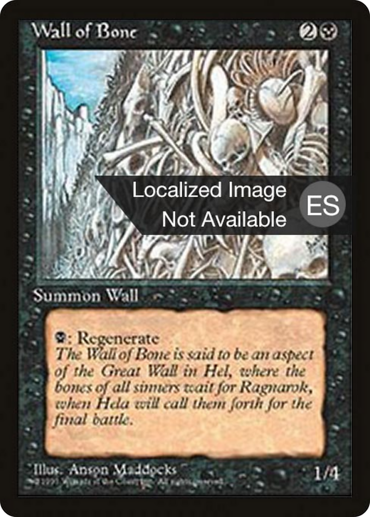 Wall of Bone (4BB-168) [Fourth Edition Foreign Black Border]