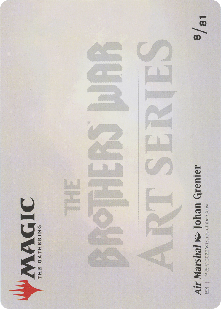 Air Marshal // Air Marshal (ABRO-008) (Borderless) [The Brothers' War Art Series] Foil