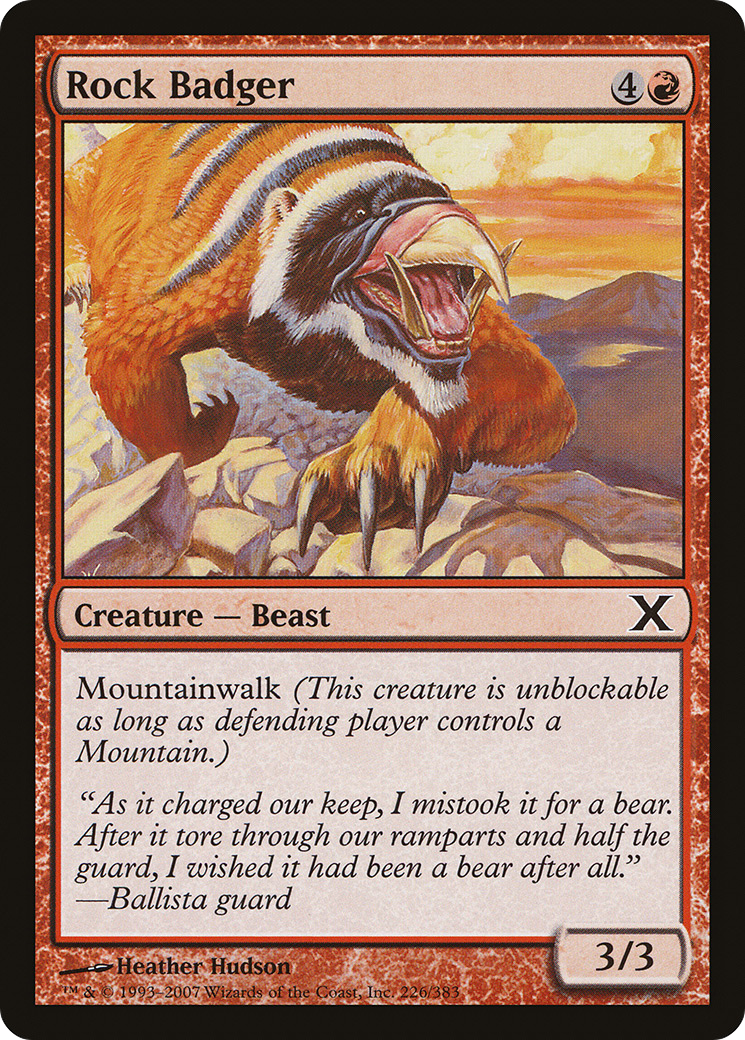 Rock Badger (10E-226) [Tenth Edition]
