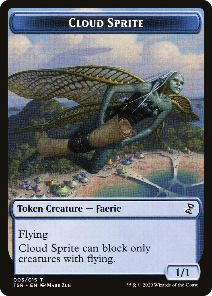 Cloud Sprite (TTSR-003) [Time Spiral Remastered Tokens]