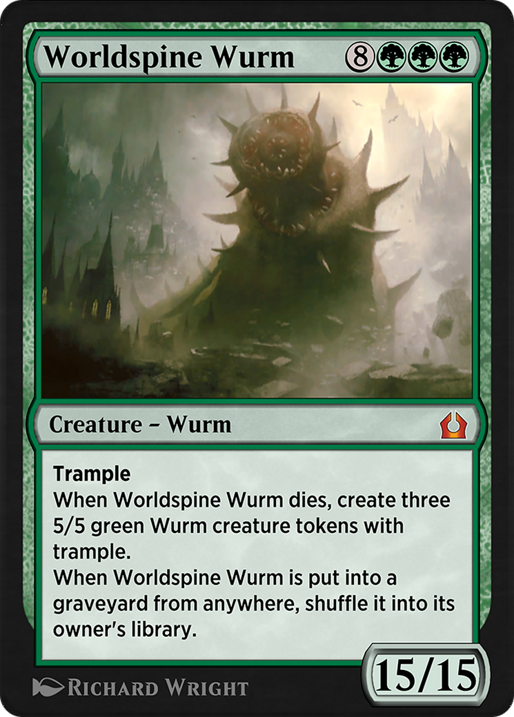 Worldspine Wurm (EA3-007) [Explorer Anthology 3]