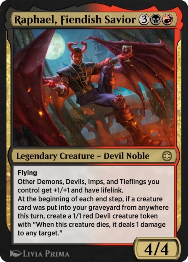Raphael, Fiendish Savior (HBG-249) [Alchemy Horizons: Baldur's Gate]