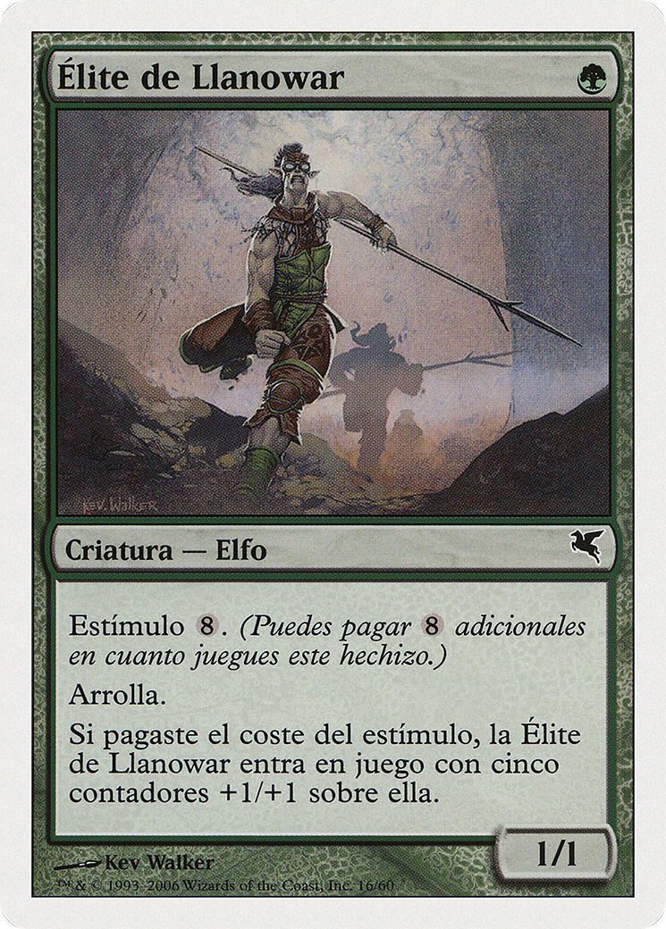 Llanowar Elite (Italian) - "Elite di Llanowar" (PSAL-B16) [Salvat 2005]