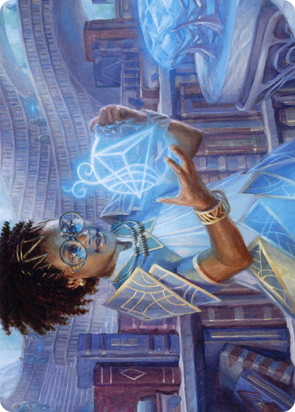 Zimone, Quandrix Prodigy // Zimone, Quandrix Prodigy (ASTX-046) (Borderless) [Strixhaven Art Series]