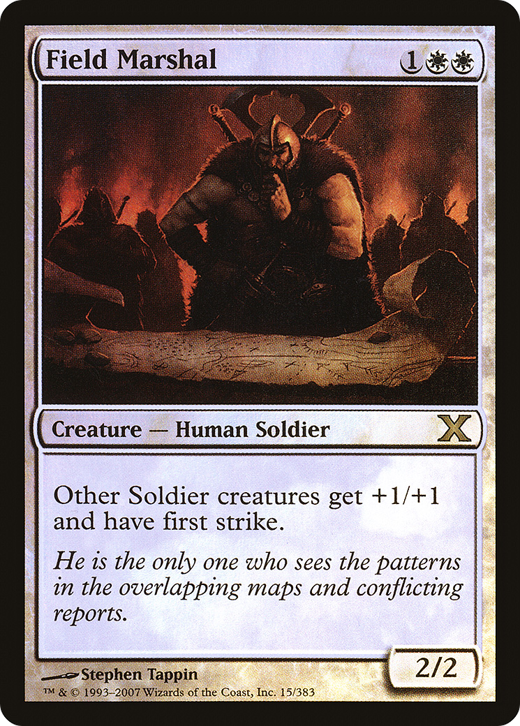 Field Marshal (10E-15★) [Tenth Edition] Foil
