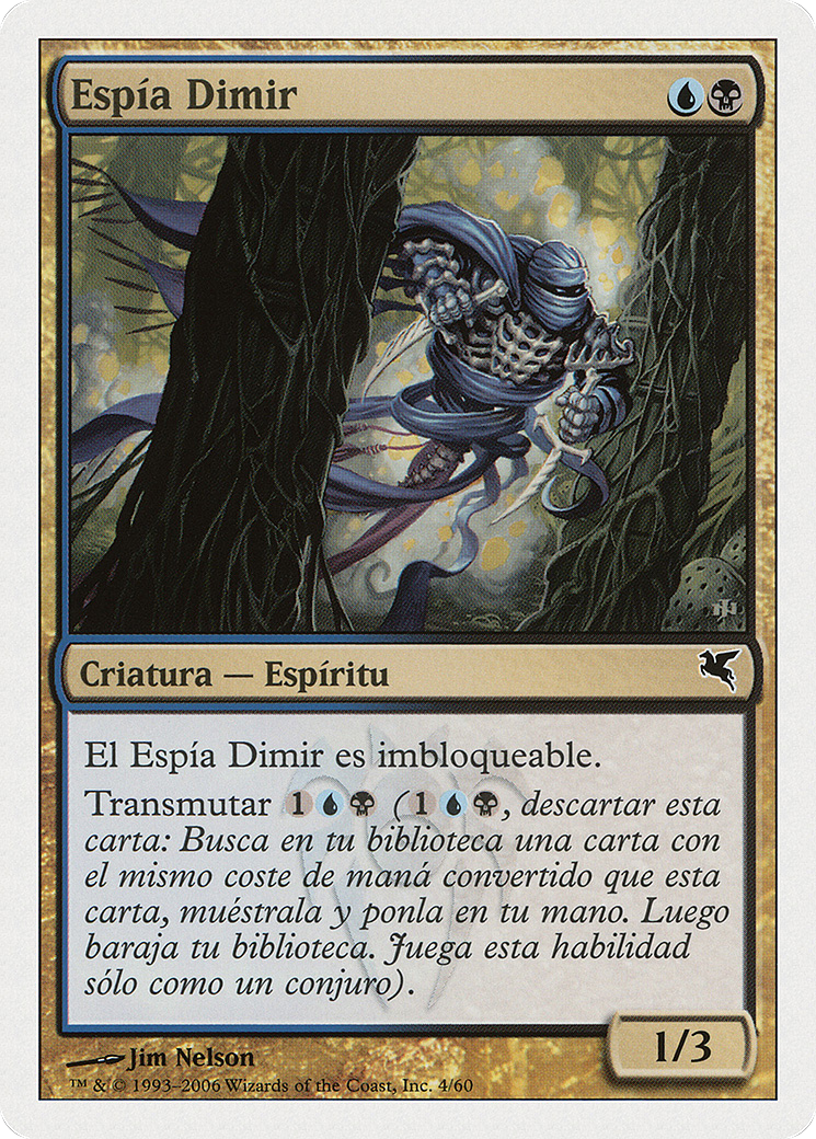 Dimir Infiltrator (Spanish) - "Espía Dimir" (PSAL-0E4) [Salvat 2005]