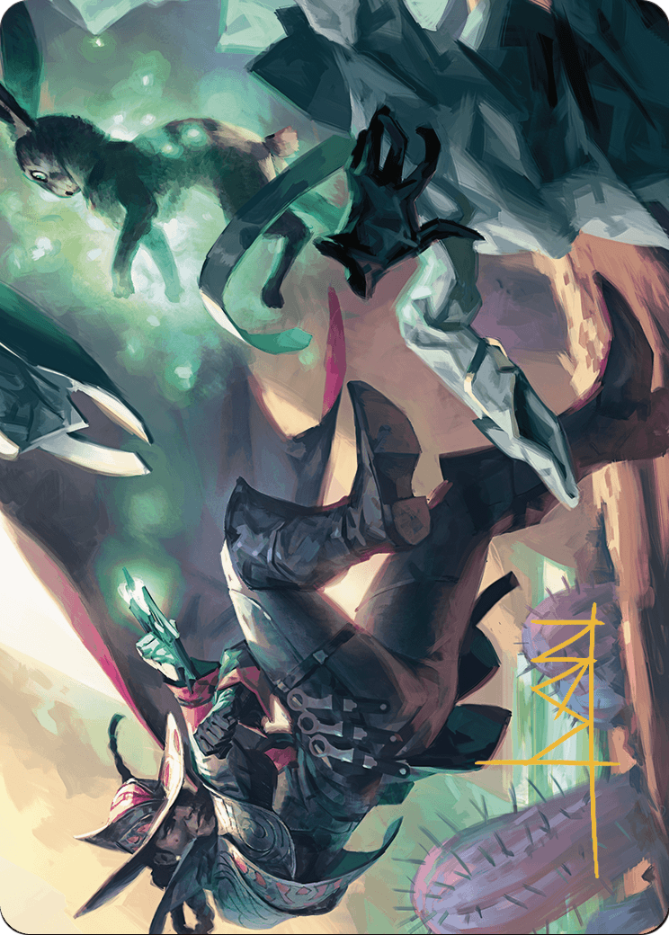 Metamorphic Blast // Metamorphic Blast (AOTJ-007) (Borderless) [Outlaws of Thunder Junction Art Series] Foil