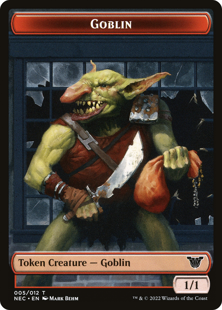 Goblin (TNEC-005) [Neon Dynasty Commander Tokens]