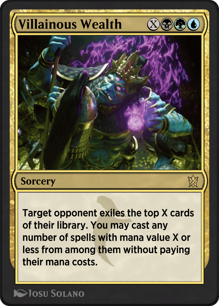 Villainous Wealth (KTK-211Y) [Khans of Tarkir]