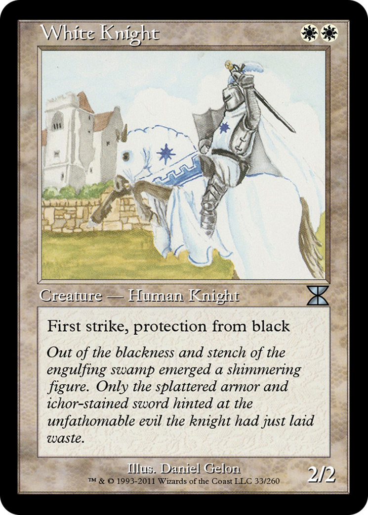 White Knight (ME4-033) [Masters Edition IV] Foil