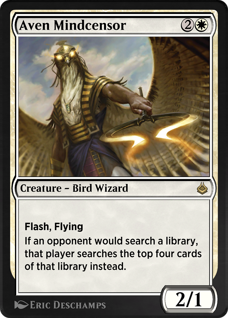 Aven Mindcensor (AKR-005) [Amonkhet Remastered]