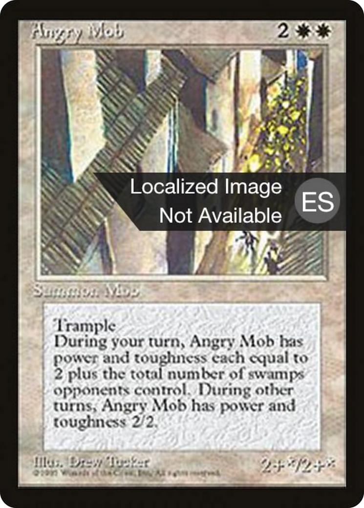 Angry Mob (4BB-003) [Fourth Edition Foreign Black Border]