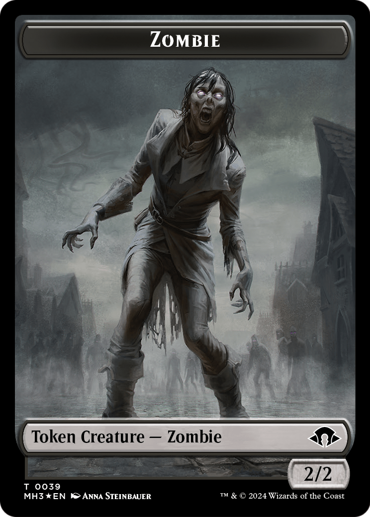 Zombie (TMH3-039) [Modern Horizons 3 Tokens]