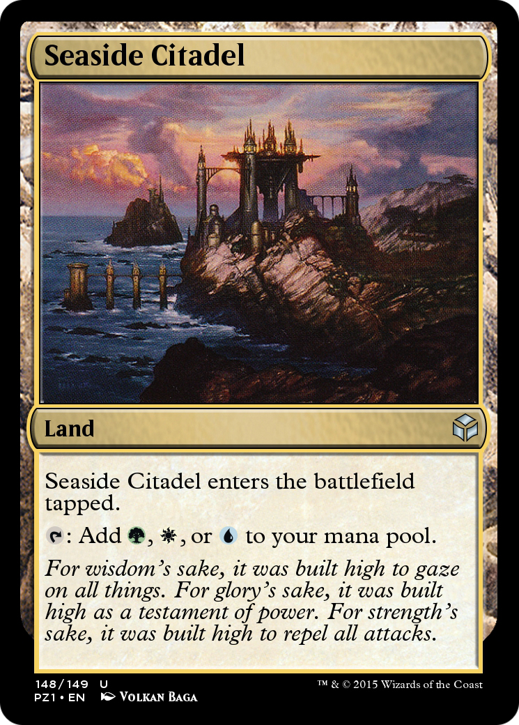 Seaside Citadel (PZ1-148) [Legendary Cube Prize Pack] Foil