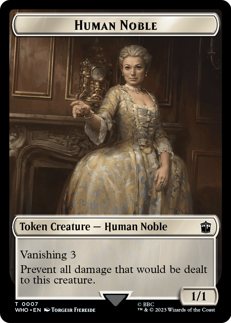 Human Noble (TWHO-007) [Doctor Who Tokens] Foil