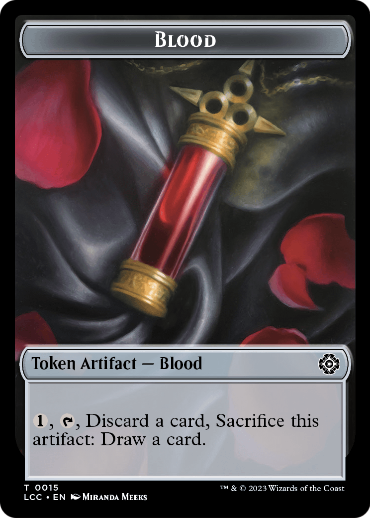 Blood (TLCC-015) [The Lost Caverns of Ixalan Commander Tokens] Foil
