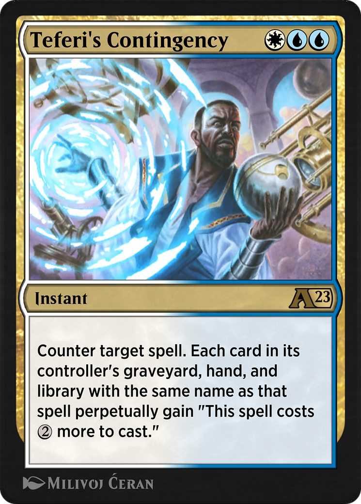 Teferi's Contingency (YDMU-027) [Alchemy: Dominaria]