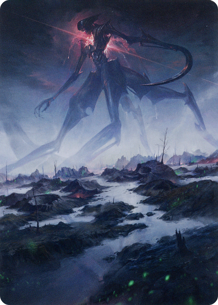 Swamp // Swamp (ABRO-050) (Borderless) [The Brothers' War Art Series] Foil