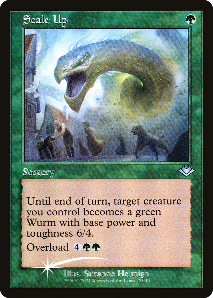 Scale Up (Retro Frame) (MH1-023) [Modern Horizons 1 Timeshifts] Etched Foil