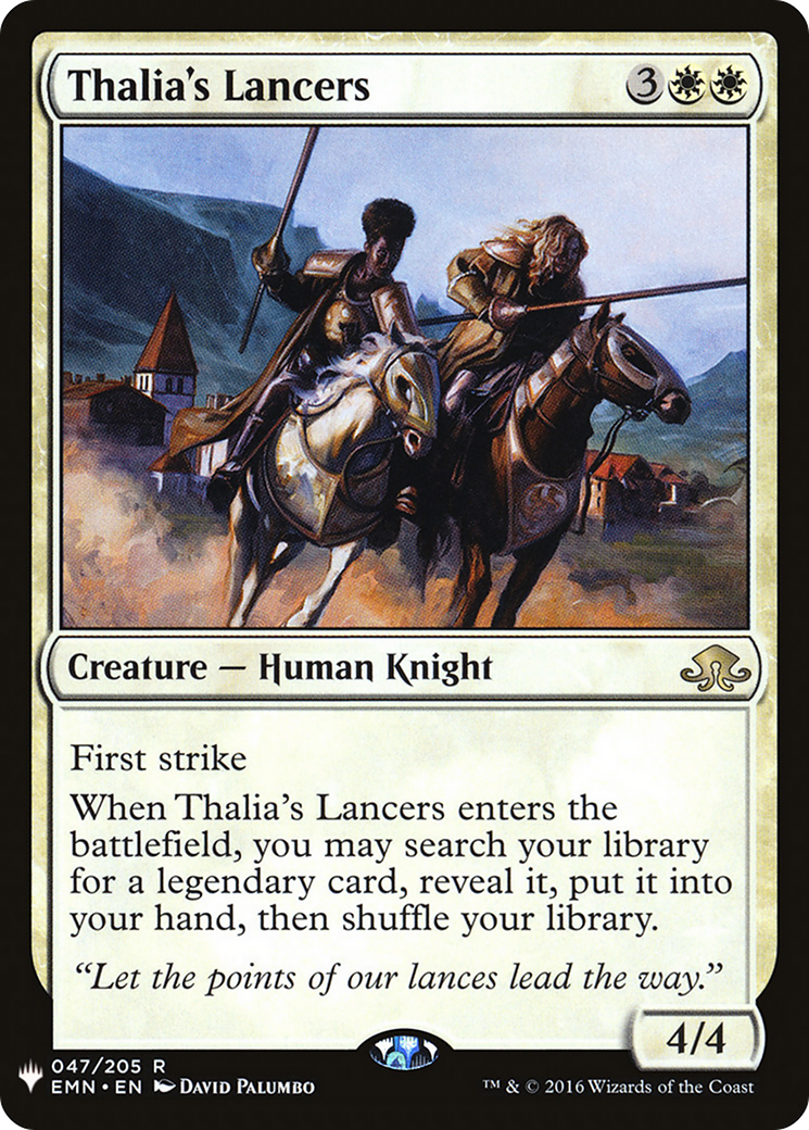 Thalia's Lancers (PLST-EMN-47) [The List]