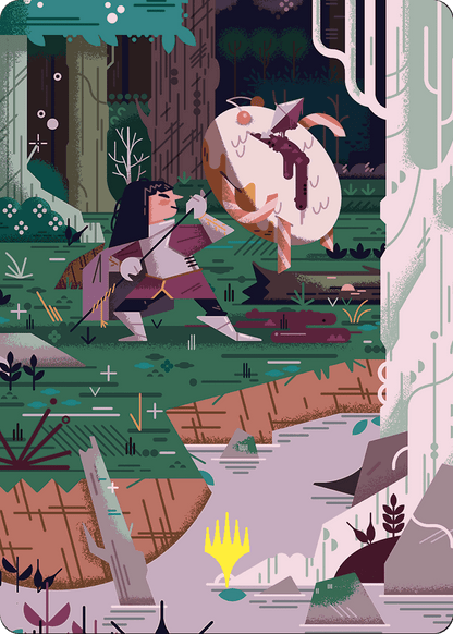 Stab Wound // Stab Wound (AWOE-069) (Borderless) [Wilds of Eldraine Art Series]