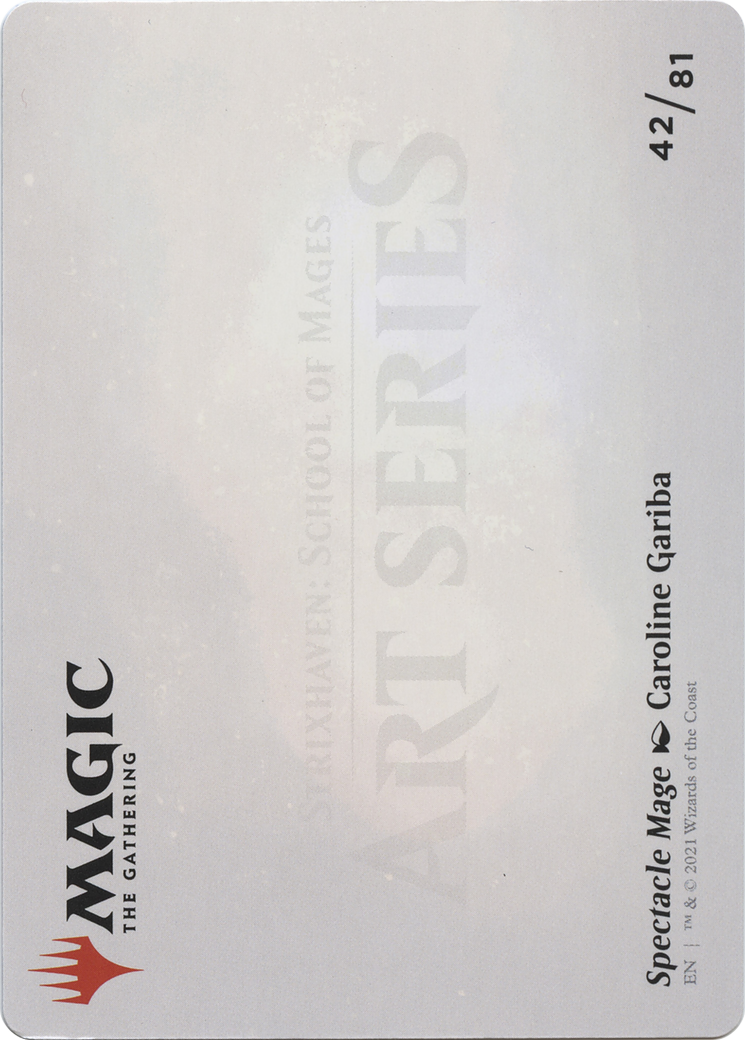Spectacle Mage // Spectacle Mage (ASTX-042) (Borderless) [Strixhaven Art Series]