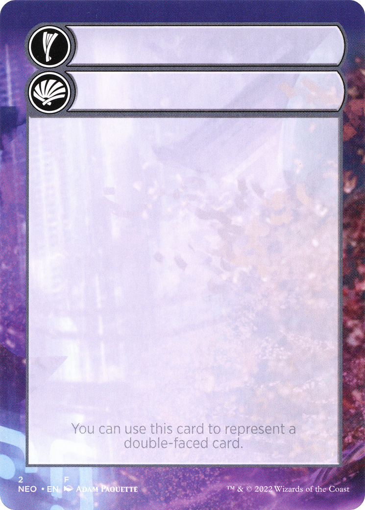 Double-Faced Substitute Card (SNEO-002) (Borderless) [Kamigawa: Neon Dynasty Substitute Cards]
