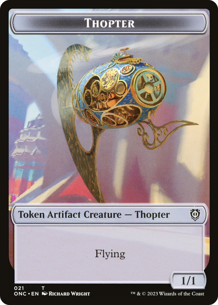 Thopter (TONC-021) [Phyrexia: All Will Be One Commander Tokens]