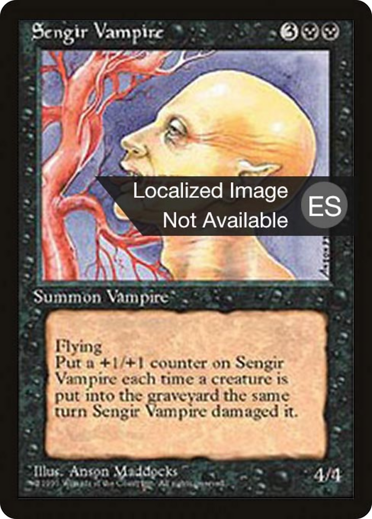 Sengir Vampire (4BB-160) [Fourth Edition Foreign Black Border]