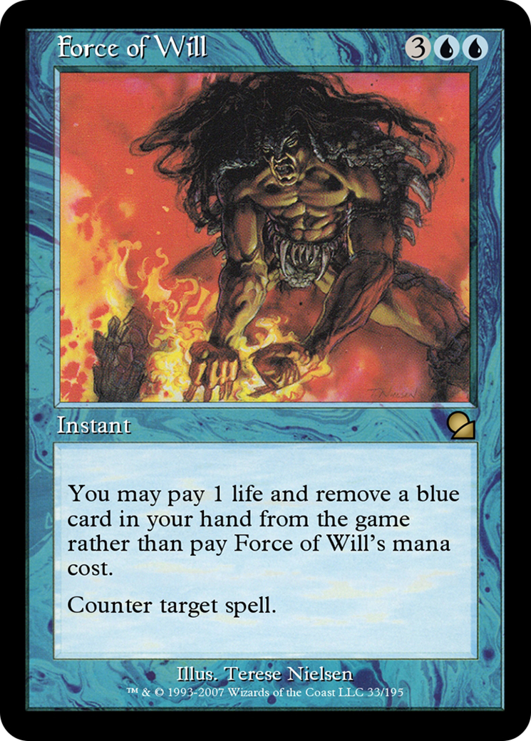 Force of Will (ME1-033) [Masters Edition]