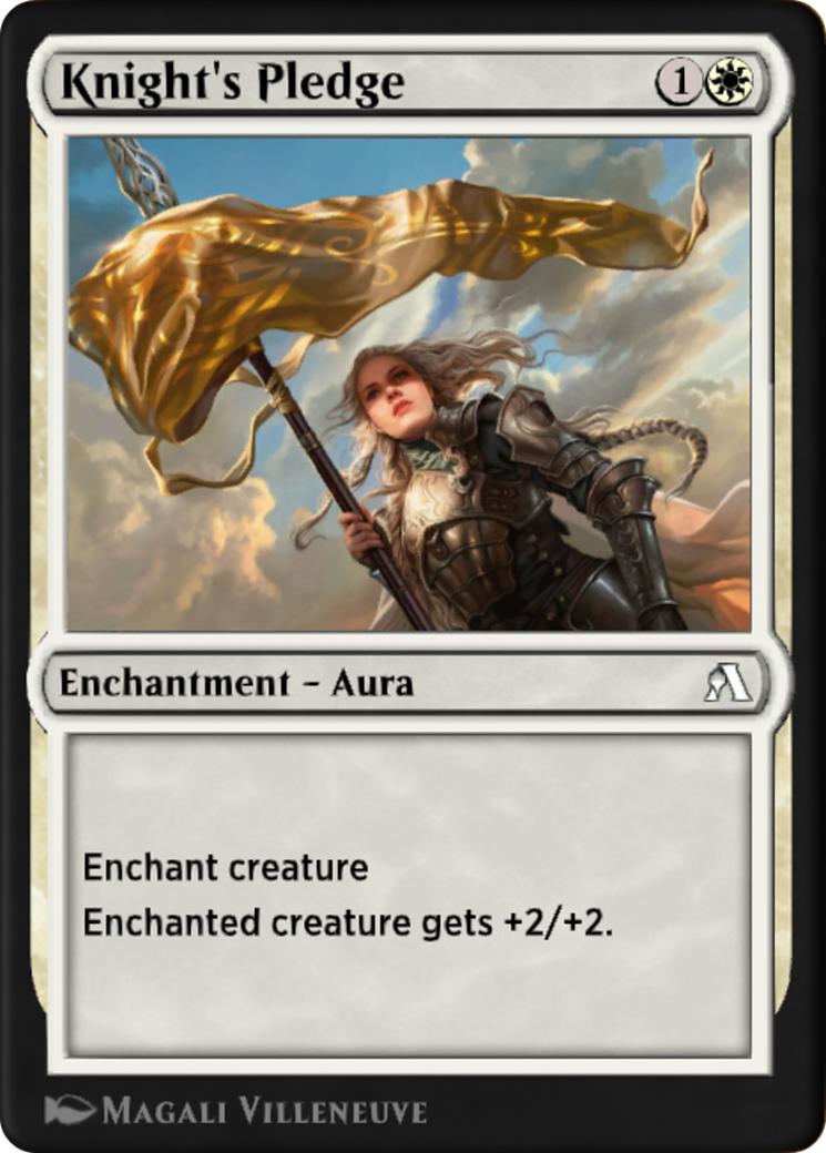 Knight's Pledge (OANA-005) [Arena New Player Experience Cards]