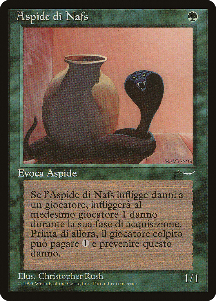 Nafs Asp (Italian) - "Aspide di Nafs" (REN-132) [Rinascimento]