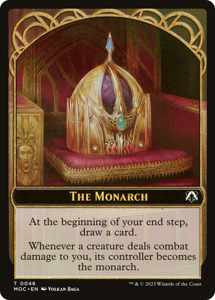 The Monarch (TMOC-046) [March of the Machine Commander Tokens]
