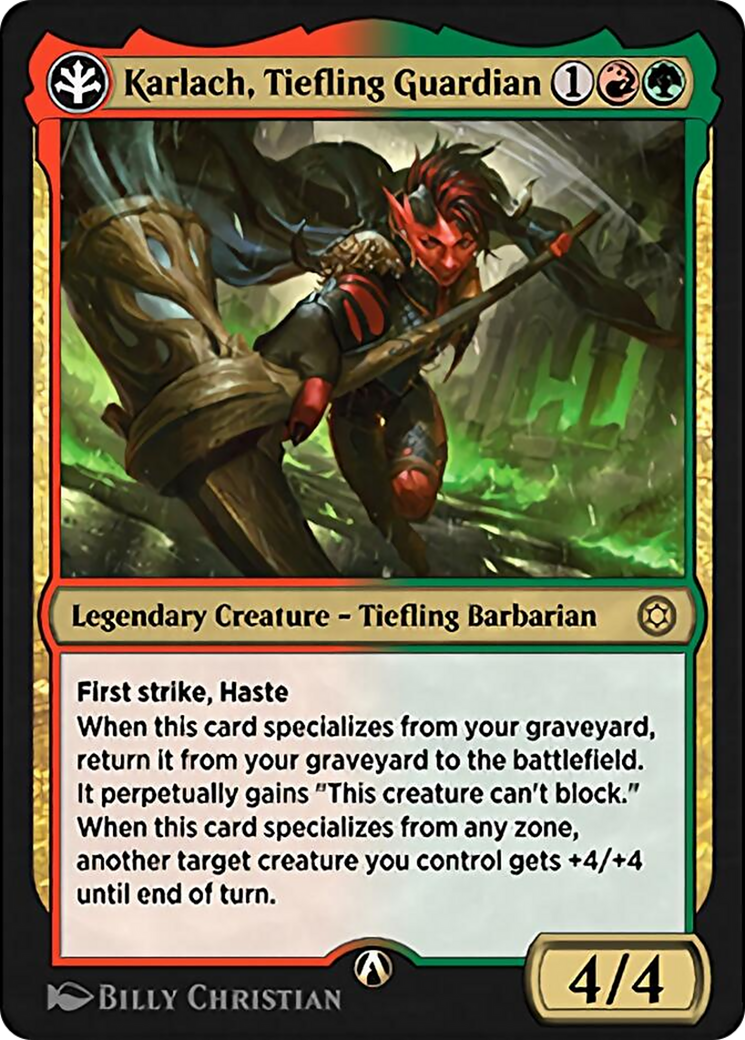 Karlach, Tiefling Guardian (HBG-14G) [Alchemy Horizons: Baldur's Gate]