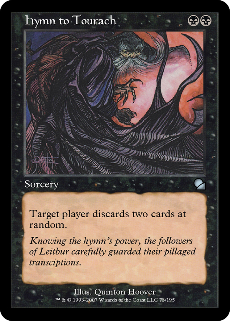 Hymn to Tourach (ME1-073) [Masters Edition]
