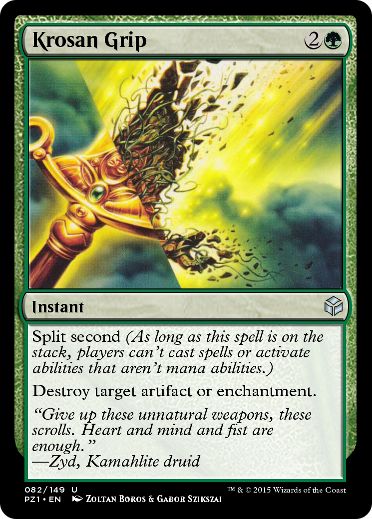 Krosan Grip (PZ1-082) [Legendary Cube Prize Pack]