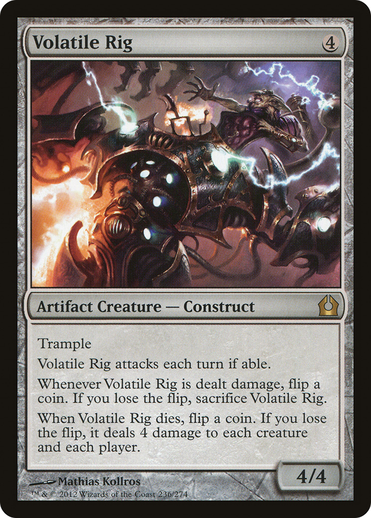 Volatile Rig (RTR-236) [Return to Ravnica] Foil