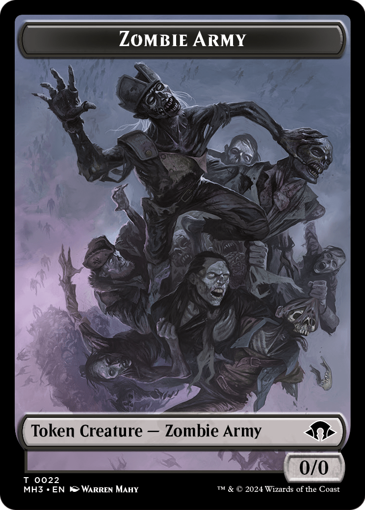 Zombie Army (TMH3-022) [Modern Horizons 3 Tokens]