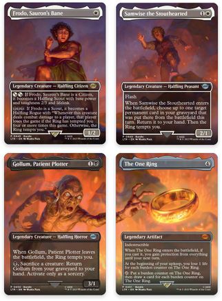 Mount Doom Scene [Set of 4] (LTR-448-451) [The Lord of the Rings: Tales of Middle-earth] Foil