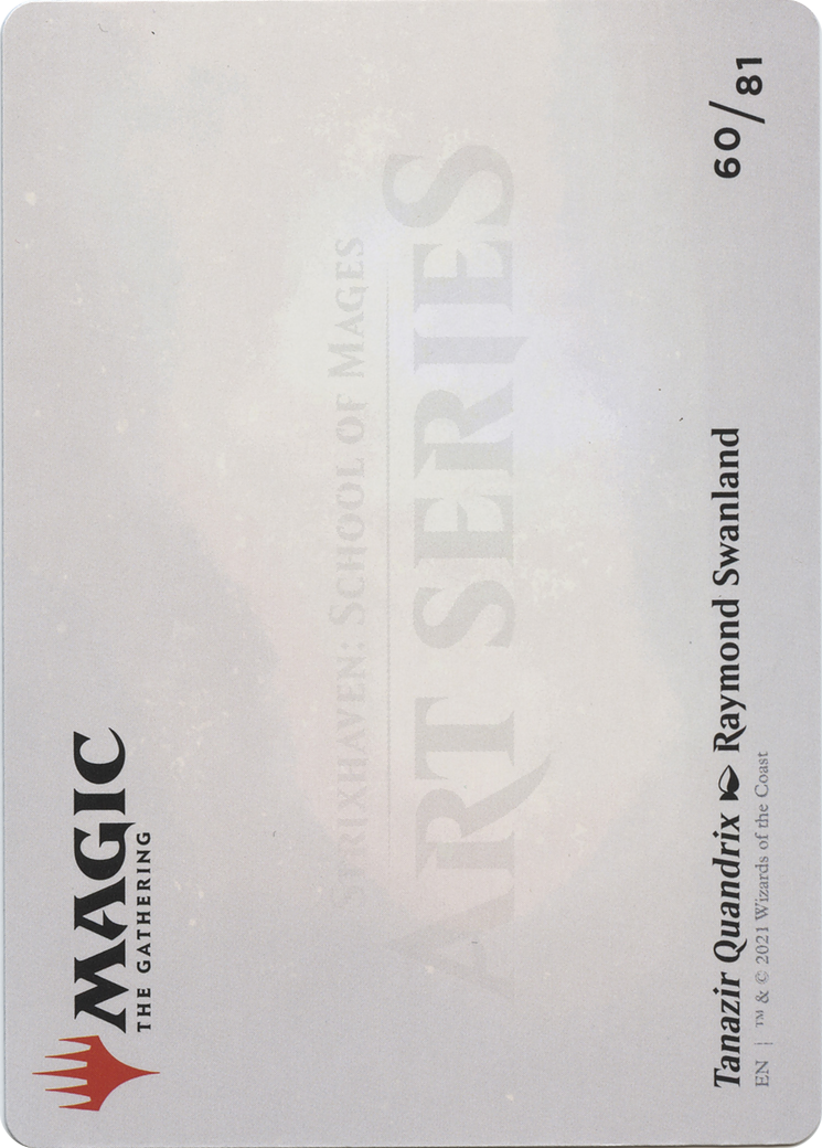 Tanazir Quandrix // Tanazir Quandrix (ASTX-060) (Borderless) [Strixhaven Art Series]