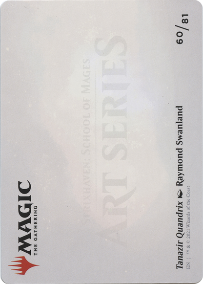 Tanazir Quandrix // Tanazir Quandrix (ASTX-060) (Borderless) [Strixhaven Art Series]