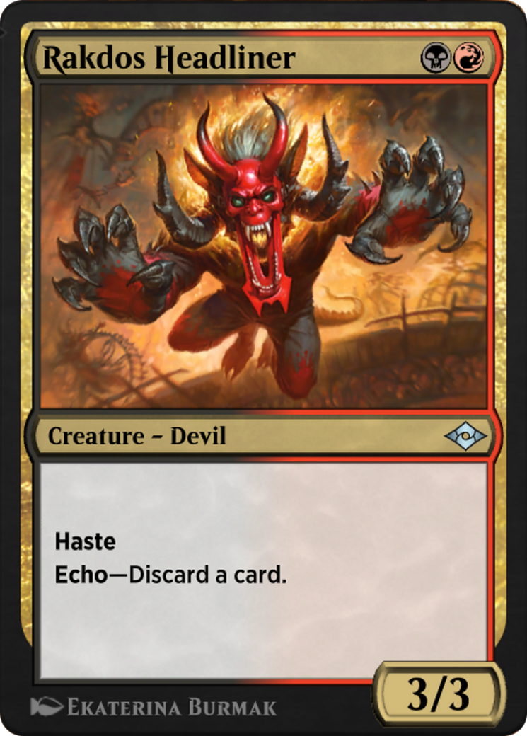 Rakdos Headliner (J21-709) [Jumpstart: Historic Horizons]
