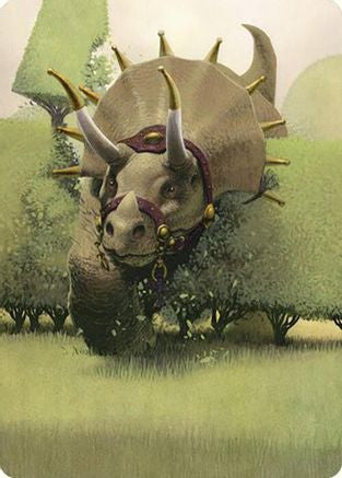 Regal Behemoth Art Card (ASCMM-043) [Art Series: Commander Masters]