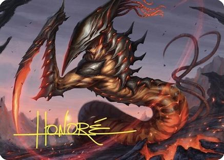 Blade Sliver Art Card (Gold-Stamped Signature) (ASCMM-078) [Art Series: Commander Masters]