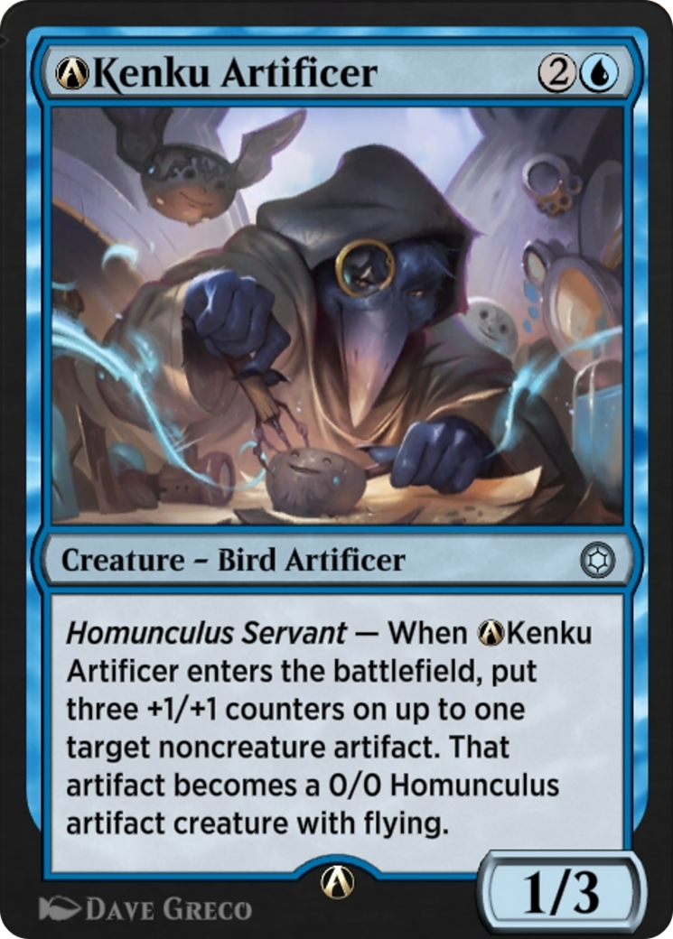 A-Kenku Artificer (HBG-A-125) [Alchemy Horizons: Baldur's Gate]