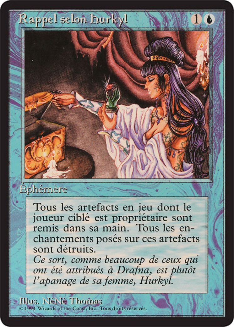 Hurkyl's Recall (FBB-060) [Foreign Black Border]