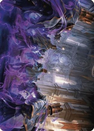 Eerie Interference Art Card (ASWOE-004) [Art Series: Wilds of Eldraine]